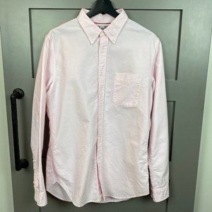 Uniqlo Slim Fit Light Pink Button Down Shirt